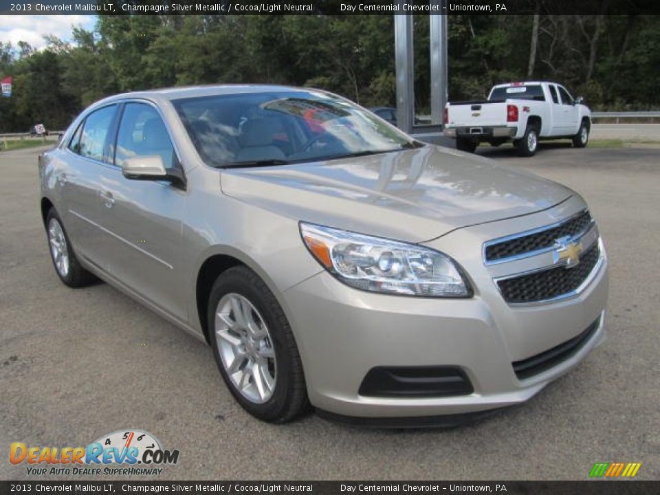 2013 Chevrolet Malibu LT Champagne Silver Metallic / Cocoa/Light Neutral Photo #9
