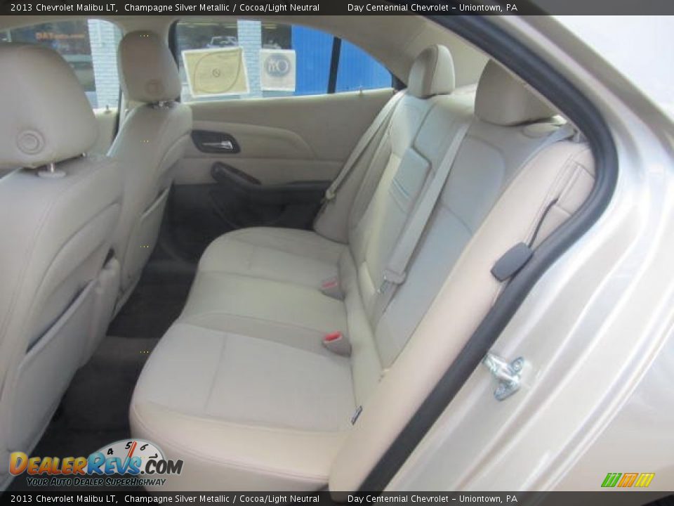 2013 Chevrolet Malibu LT Champagne Silver Metallic / Cocoa/Light Neutral Photo #13