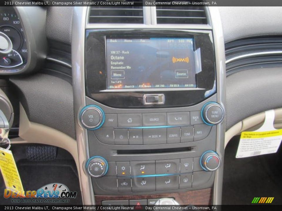 2013 Chevrolet Malibu LT Champagne Silver Metallic / Cocoa/Light Neutral Photo #15