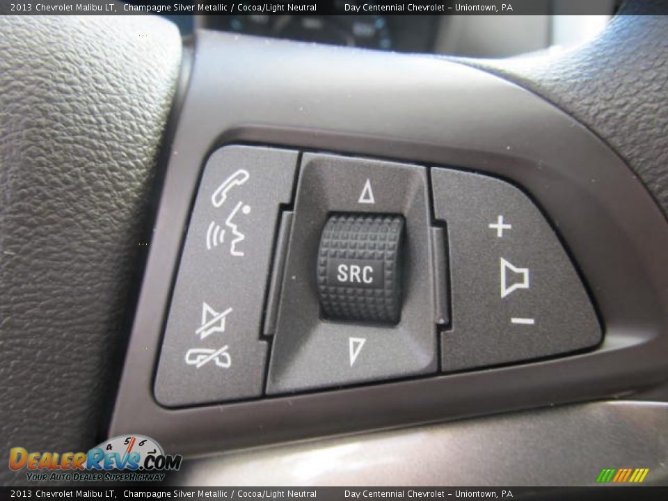 2013 Chevrolet Malibu LT Champagne Silver Metallic / Cocoa/Light Neutral Photo #18