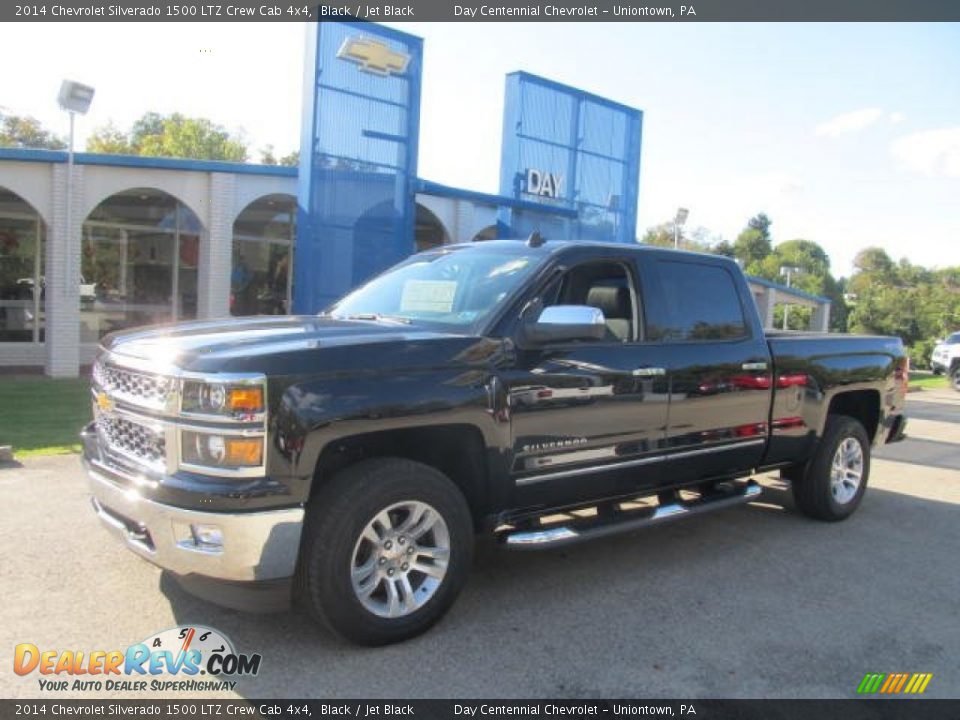 2014 Chevrolet Silverado 1500 LTZ Crew Cab 4x4 Black / Jet Black Photo #1