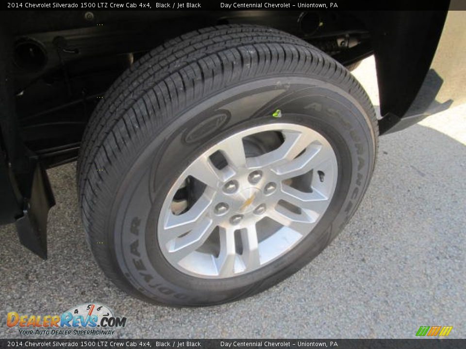 2014 Chevrolet Silverado 1500 LTZ Crew Cab 4x4 Black / Jet Black Photo #3
