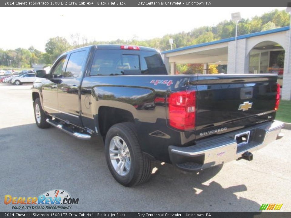 2014 Chevrolet Silverado 1500 LTZ Crew Cab 4x4 Black / Jet Black Photo #4