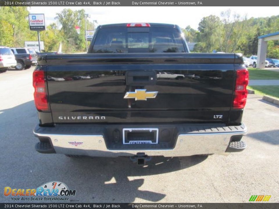 2014 Chevrolet Silverado 1500 LTZ Crew Cab 4x4 Black / Jet Black Photo #5