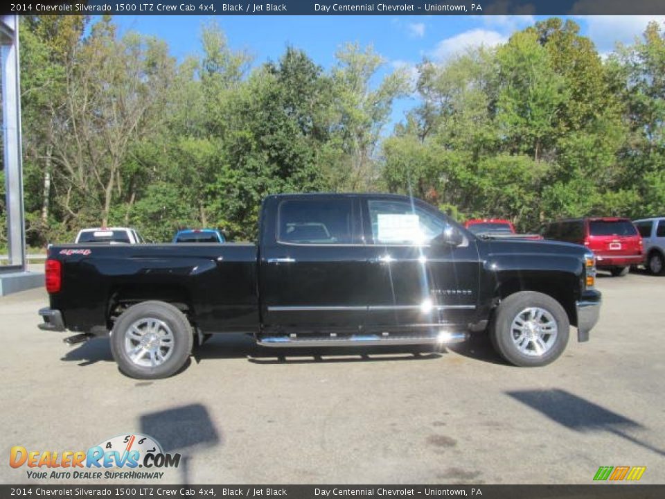 2014 Chevrolet Silverado 1500 LTZ Crew Cab 4x4 Black / Jet Black Photo #7