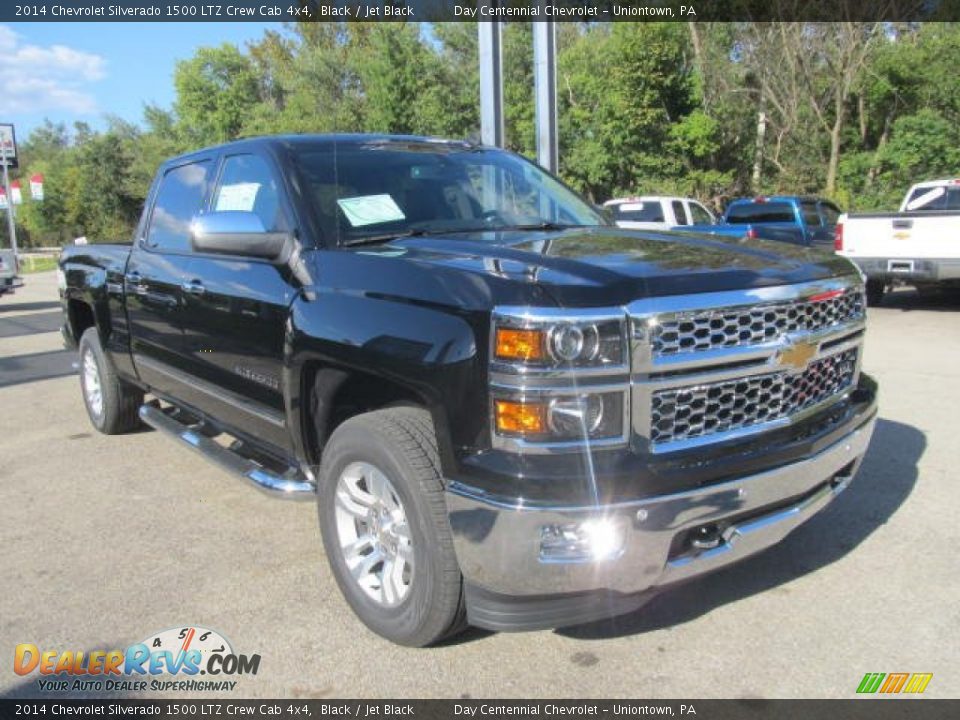 2014 Chevrolet Silverado 1500 LTZ Crew Cab 4x4 Black / Jet Black Photo #8