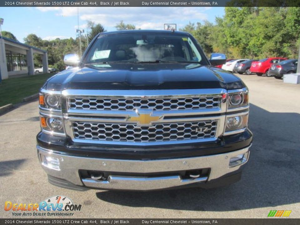 2014 Chevrolet Silverado 1500 LTZ Crew Cab 4x4 Black / Jet Black Photo #9