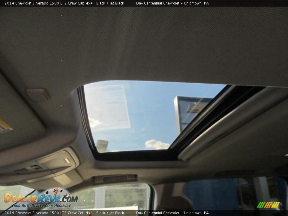 2014 Chevrolet Silverado 1500 LTZ Crew Cab 4x4 Black / Jet Black Photo #10