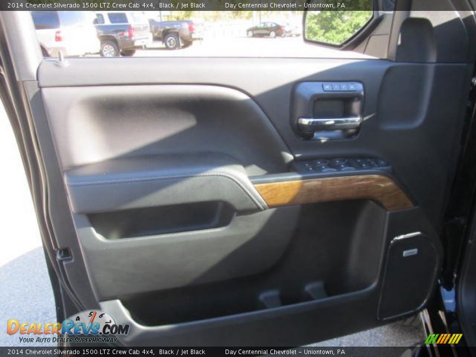 2014 Chevrolet Silverado 1500 LTZ Crew Cab 4x4 Black / Jet Black Photo #11