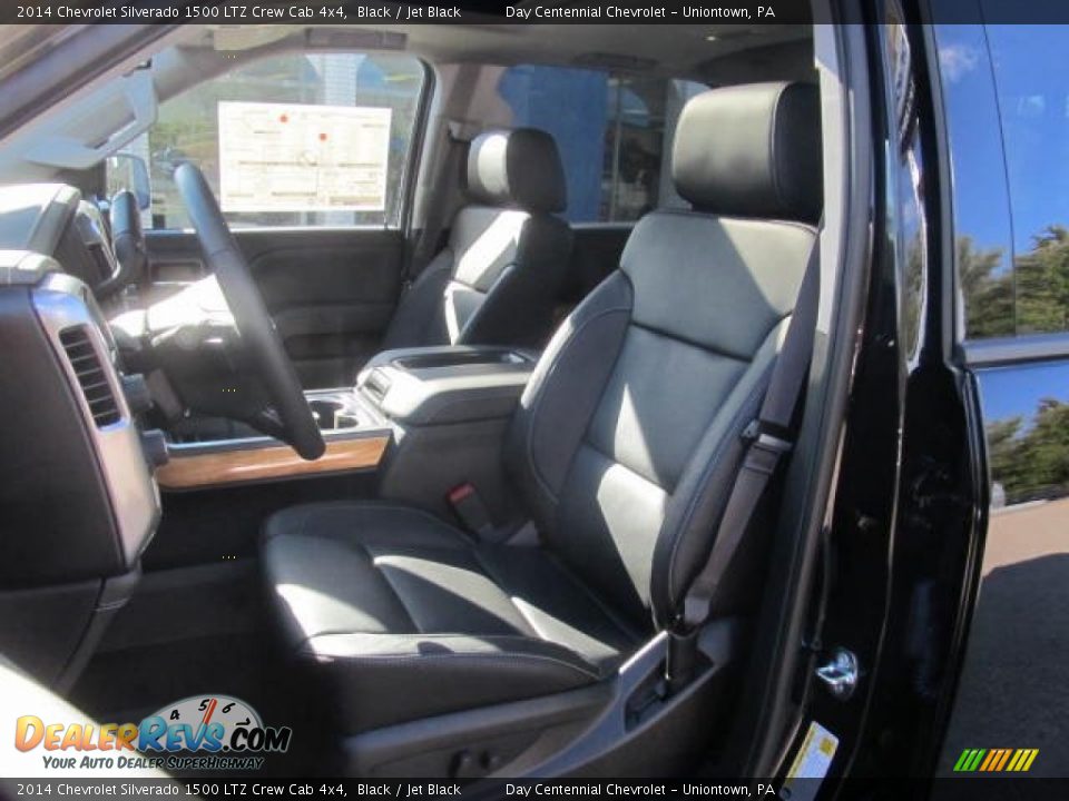2014 Chevrolet Silverado 1500 LTZ Crew Cab 4x4 Black / Jet Black Photo #12