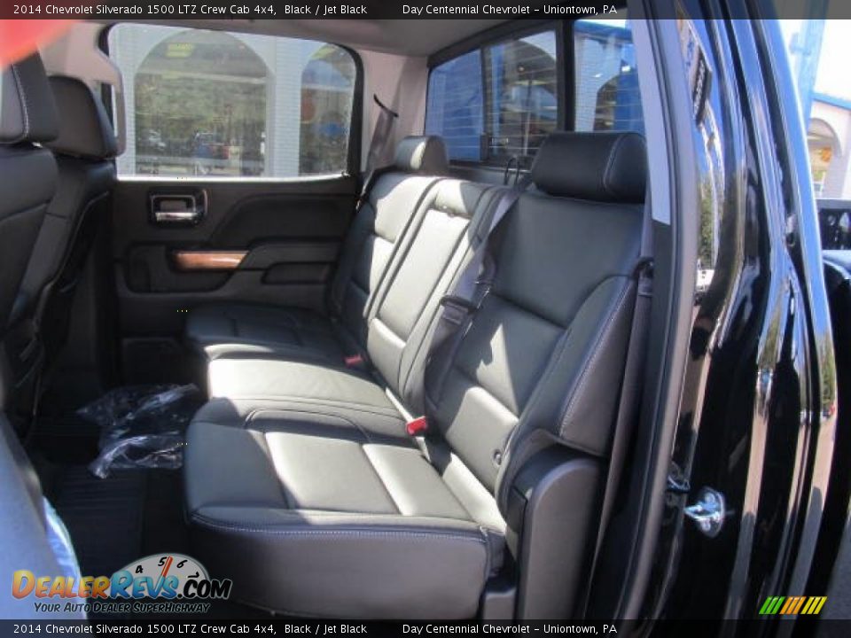 2014 Chevrolet Silverado 1500 LTZ Crew Cab 4x4 Black / Jet Black Photo #13