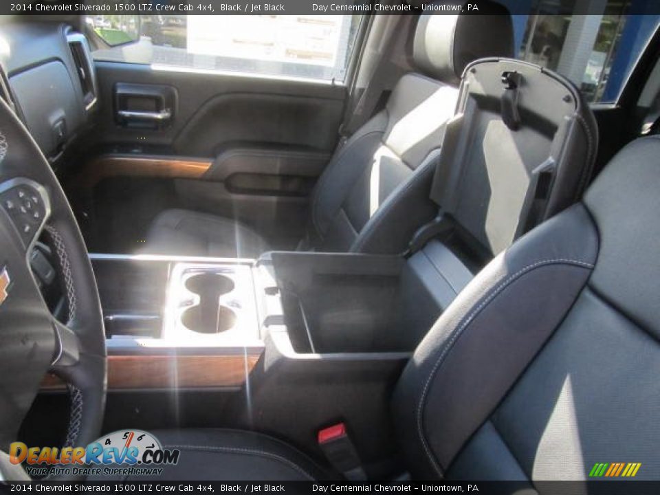 2014 Chevrolet Silverado 1500 LTZ Crew Cab 4x4 Black / Jet Black Photo #14
