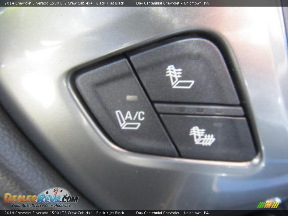 2014 Chevrolet Silverado 1500 LTZ Crew Cab 4x4 Black / Jet Black Photo #17