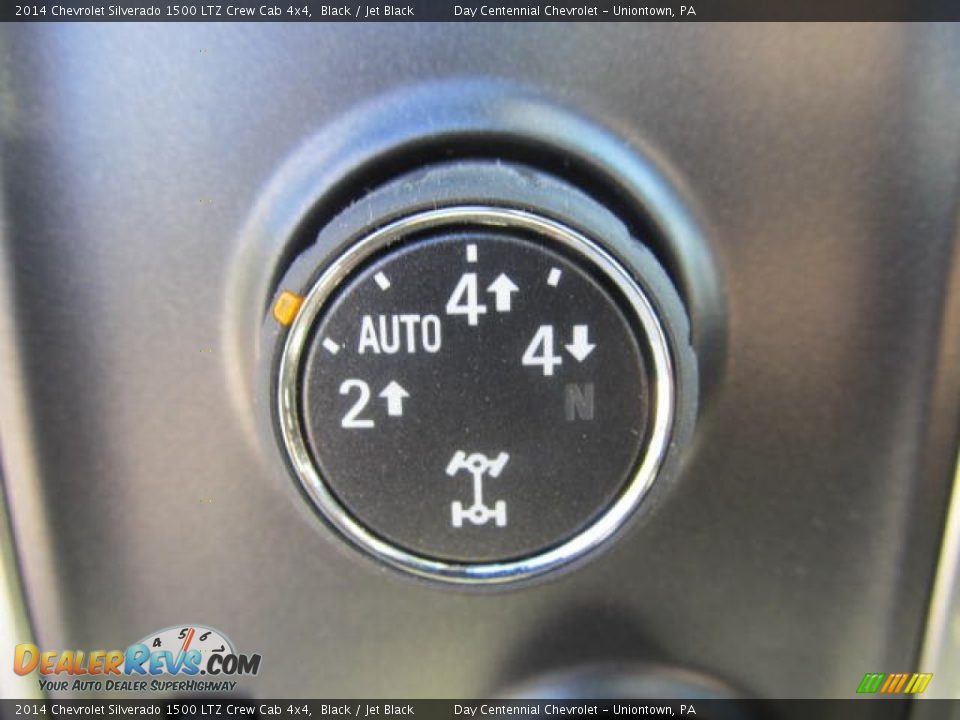 2014 Chevrolet Silverado 1500 LTZ Crew Cab 4x4 Black / Jet Black Photo #18