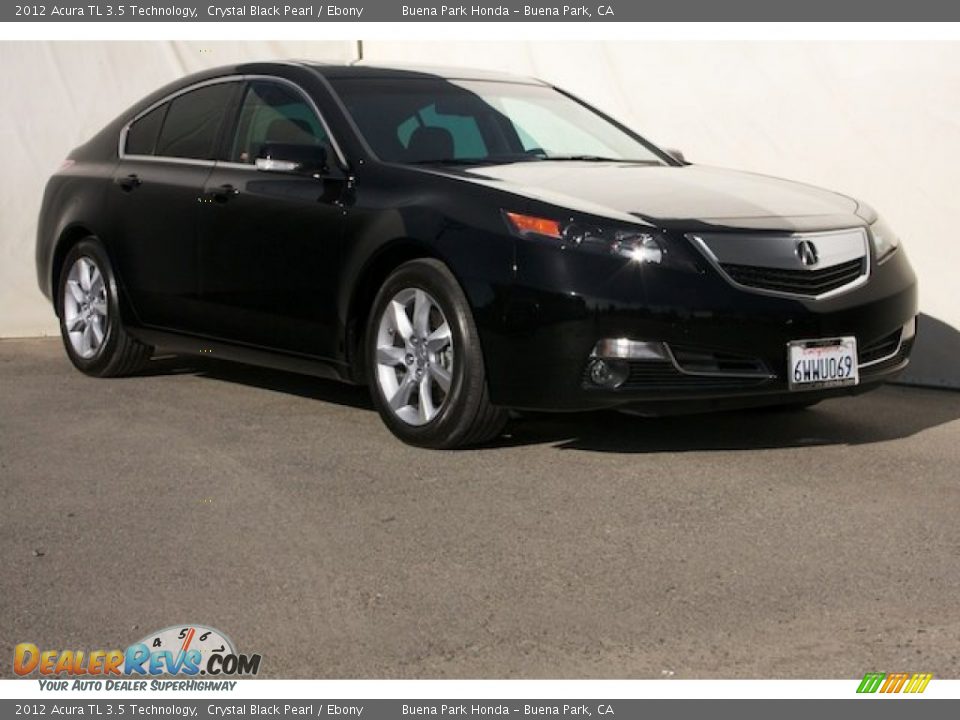 2012 Acura TL 3.5 Technology Crystal Black Pearl / Ebony Photo #1