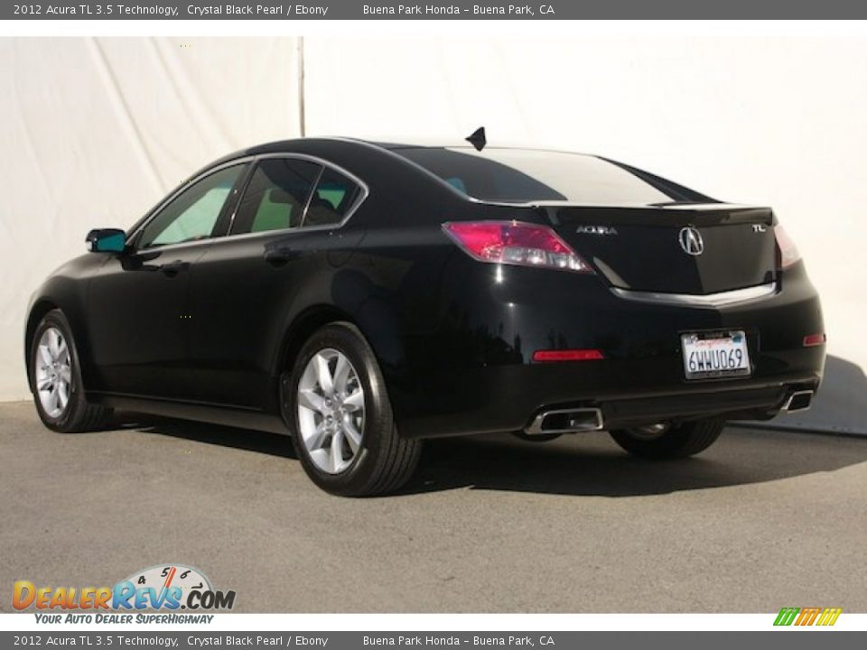 2012 Acura TL 3.5 Technology Crystal Black Pearl / Ebony Photo #2