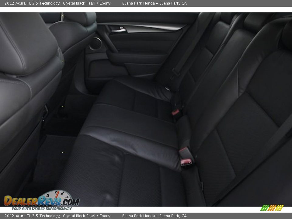 2012 Acura TL 3.5 Technology Crystal Black Pearl / Ebony Photo #4