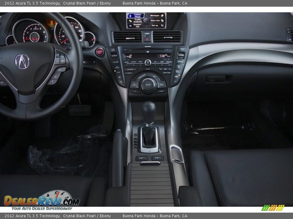 2012 Acura TL 3.5 Technology Crystal Black Pearl / Ebony Photo #5