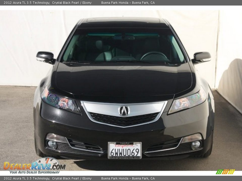 2012 Acura TL 3.5 Technology Crystal Black Pearl / Ebony Photo #8