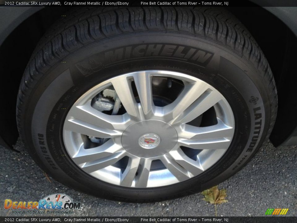 2012 Cadillac SRX Luxury AWD Gray Flannel Metallic / Ebony/Ebony Photo #3