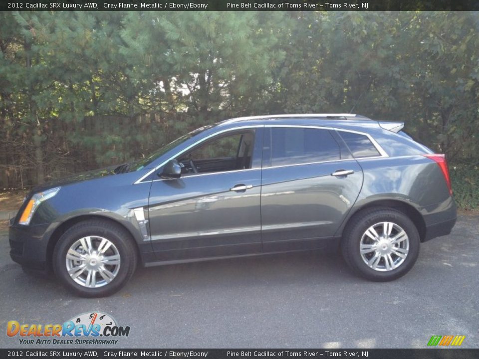 2012 Cadillac SRX Luxury AWD Gray Flannel Metallic / Ebony/Ebony Photo #4