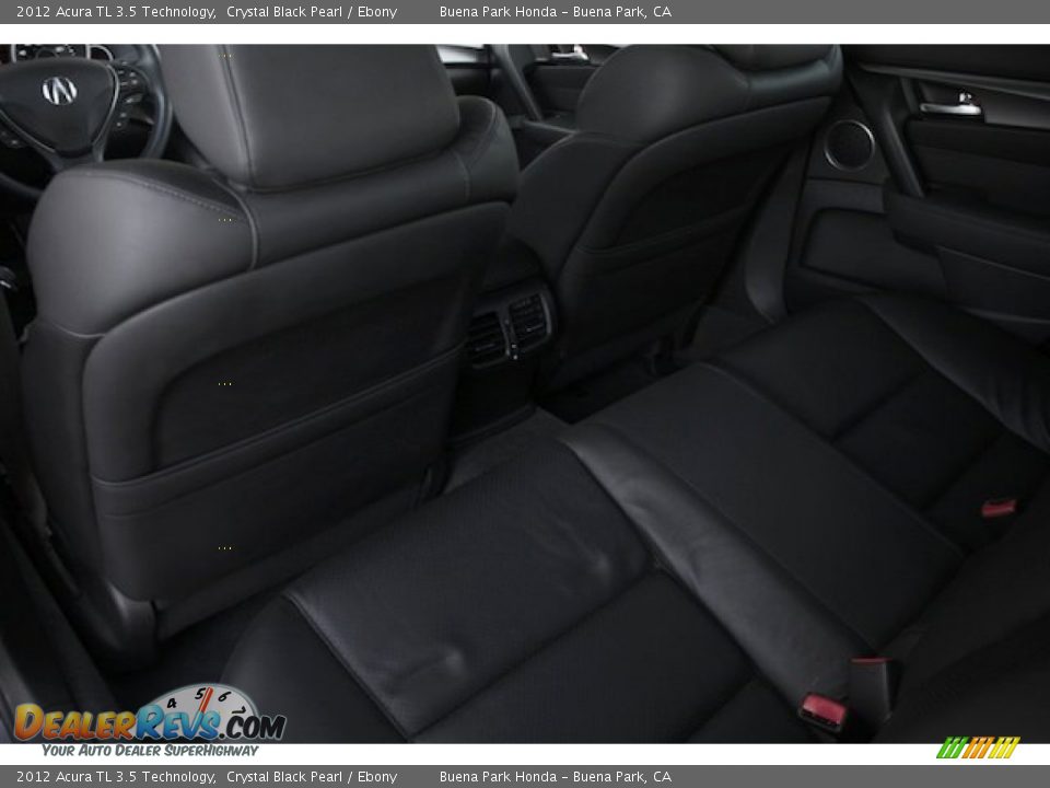 2012 Acura TL 3.5 Technology Crystal Black Pearl / Ebony Photo #14