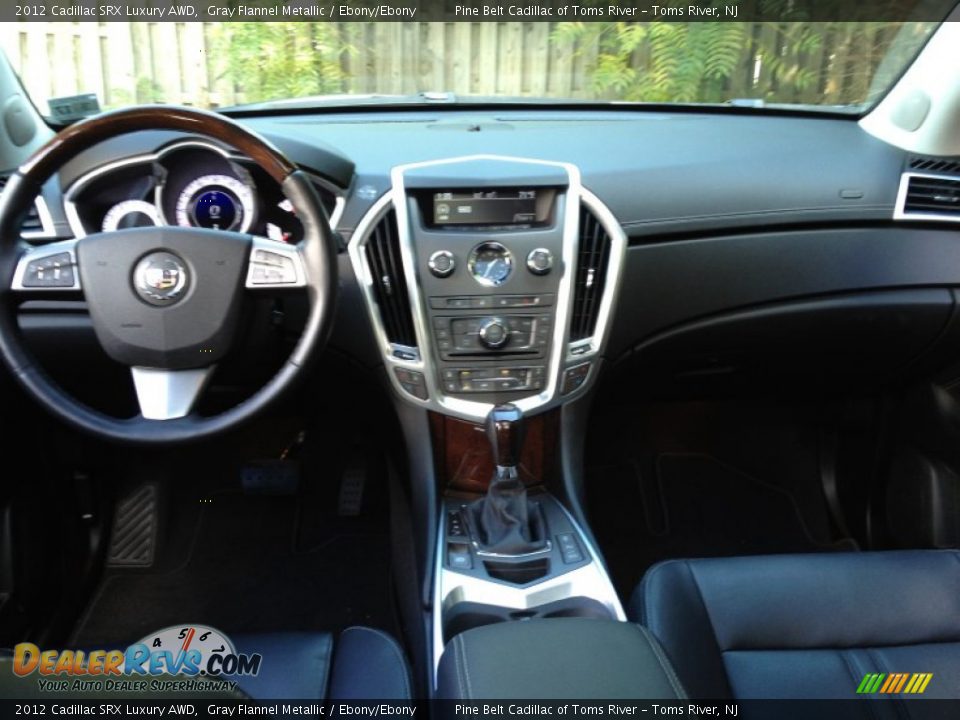 2012 Cadillac SRX Luxury AWD Gray Flannel Metallic / Ebony/Ebony Photo #9