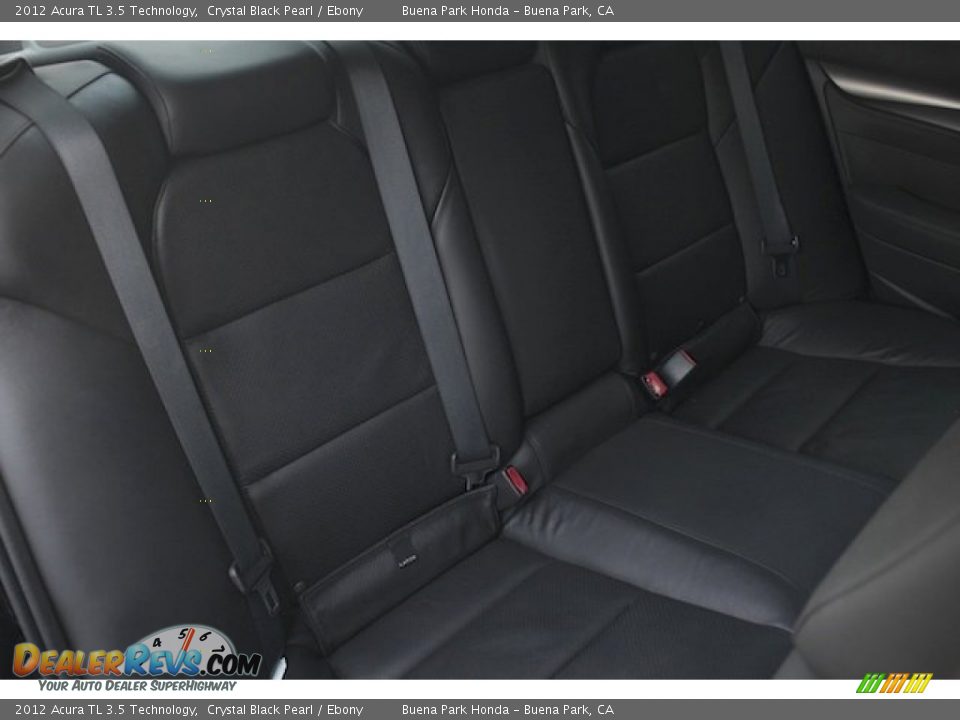 2012 Acura TL 3.5 Technology Crystal Black Pearl / Ebony Photo #19