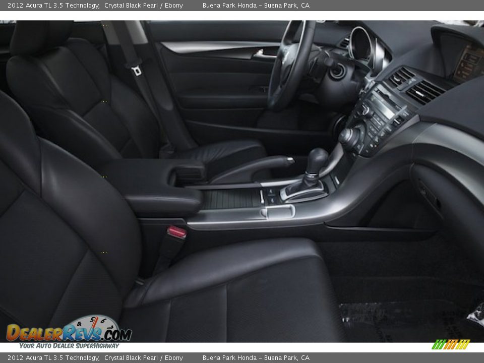 2012 Acura TL 3.5 Technology Crystal Black Pearl / Ebony Photo #20