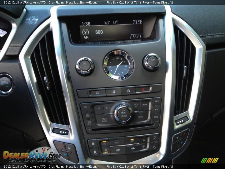2012 Cadillac SRX Luxury AWD Gray Flannel Metallic / Ebony/Ebony Photo #14