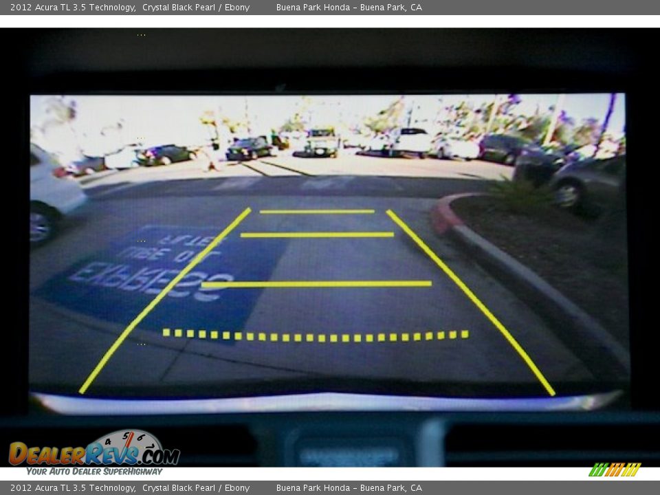 2012 Acura TL 3.5 Technology Crystal Black Pearl / Ebony Photo #25