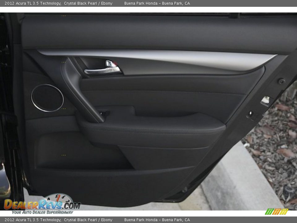 2012 Acura TL 3.5 Technology Crystal Black Pearl / Ebony Photo #29