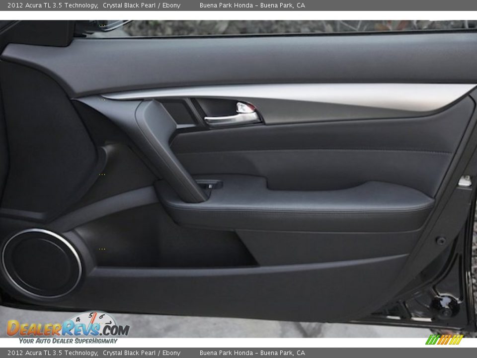 2012 Acura TL 3.5 Technology Crystal Black Pearl / Ebony Photo #30