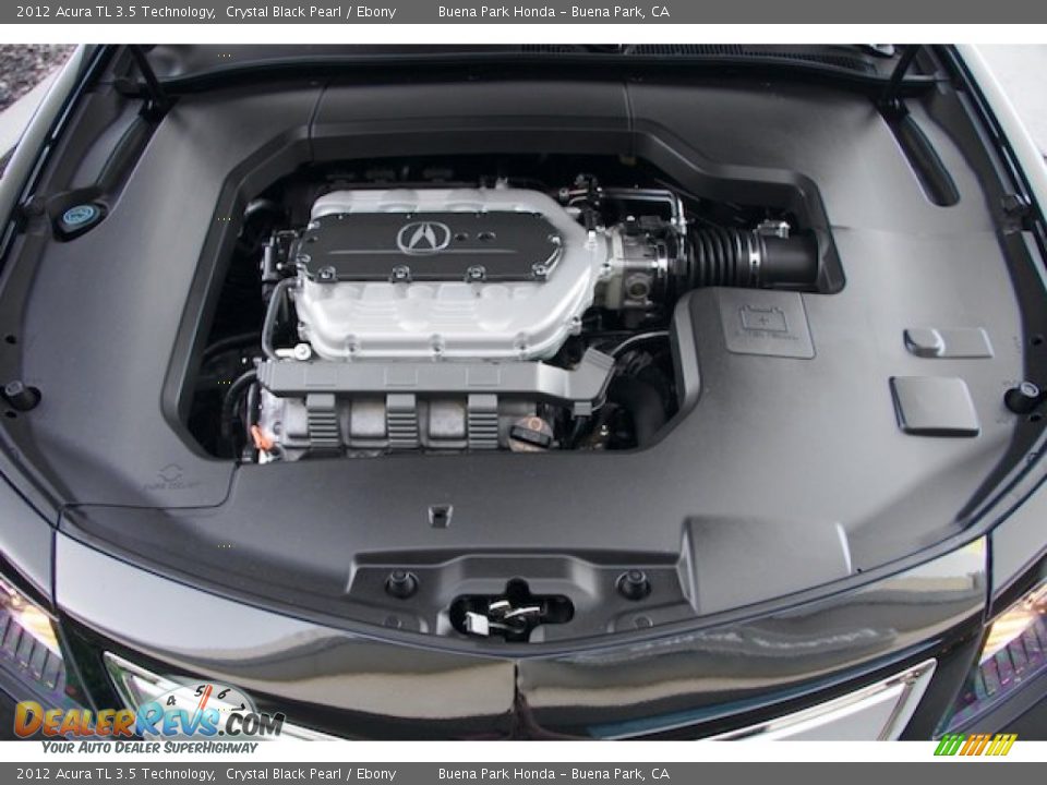 2012 Acura TL 3.5 Technology Crystal Black Pearl / Ebony Photo #31