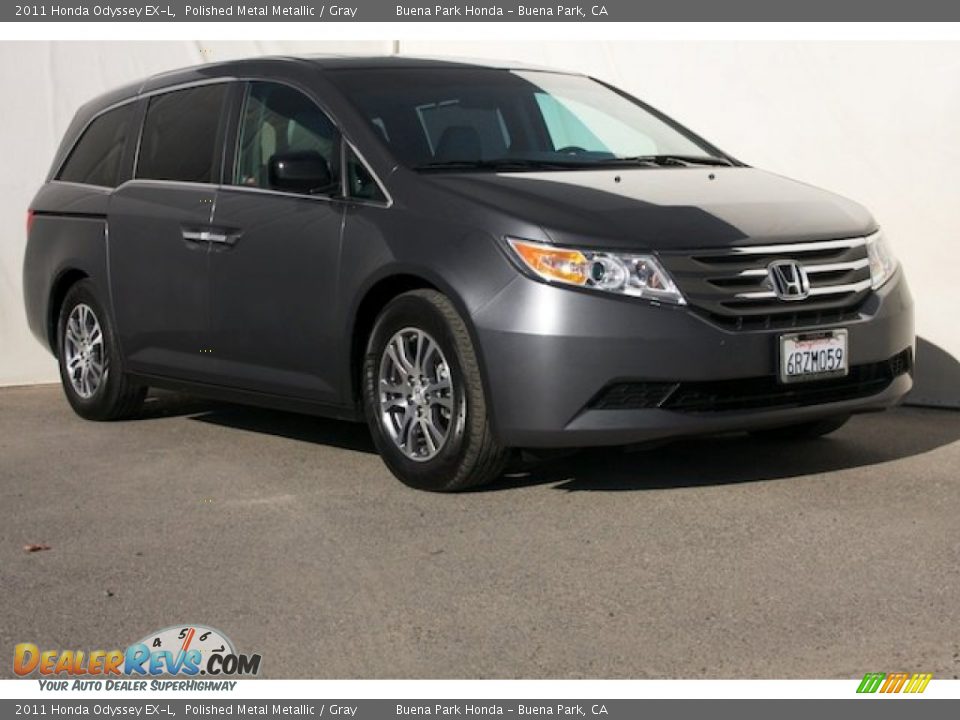 2011 Honda Odyssey EX-L Polished Metal Metallic / Gray Photo #1