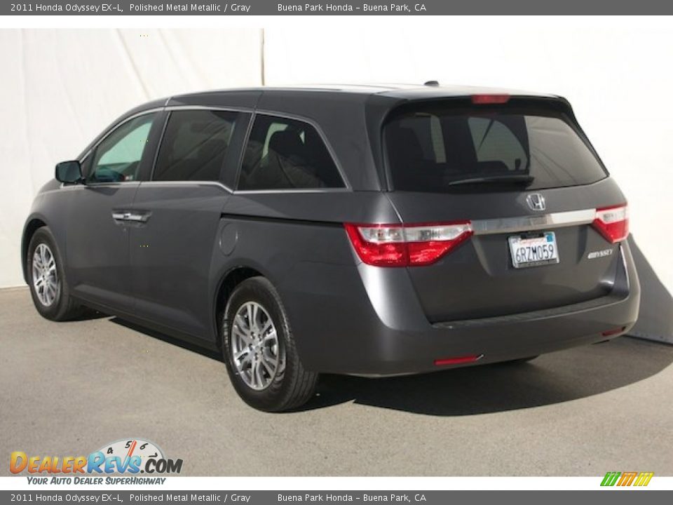 2011 Honda Odyssey EX-L Polished Metal Metallic / Gray Photo #2
