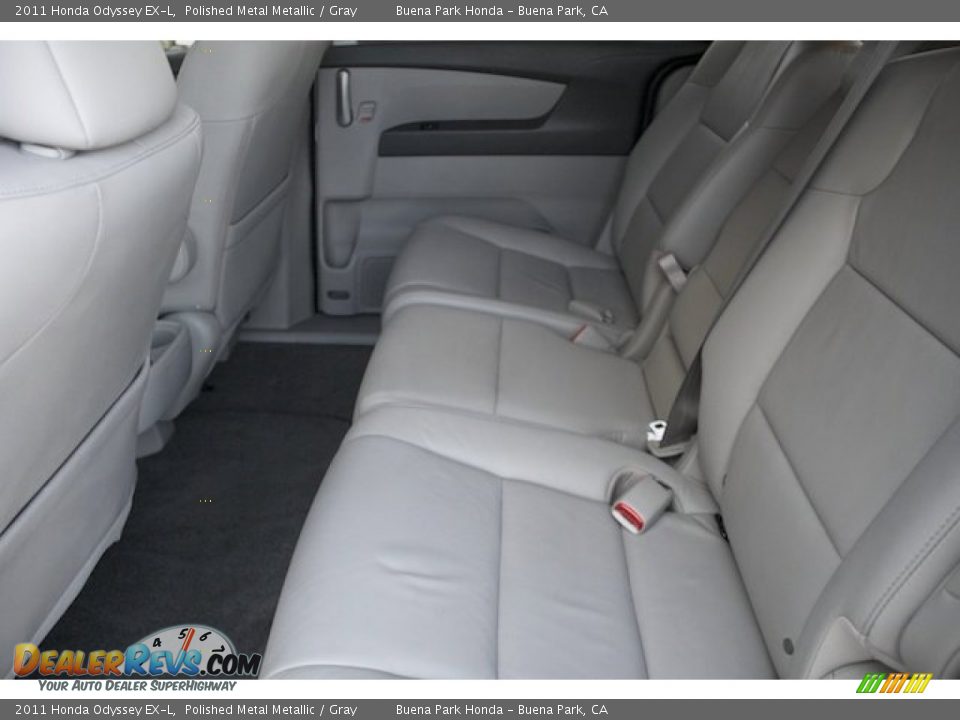 2011 Honda Odyssey EX-L Polished Metal Metallic / Gray Photo #4