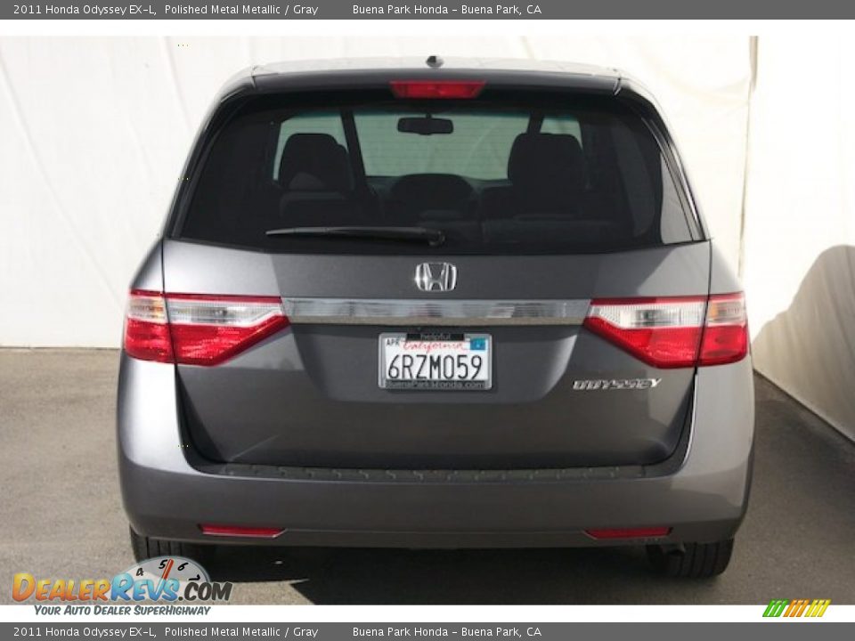2011 Honda Odyssey EX-L Polished Metal Metallic / Gray Photo #10