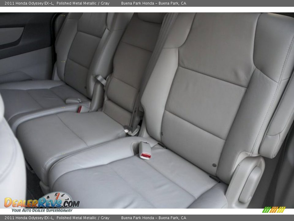 2011 Honda Odyssey EX-L Polished Metal Metallic / Gray Photo #14
