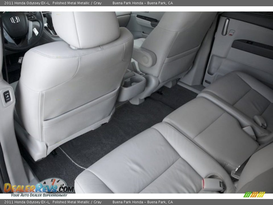 2011 Honda Odyssey EX-L Polished Metal Metallic / Gray Photo #17