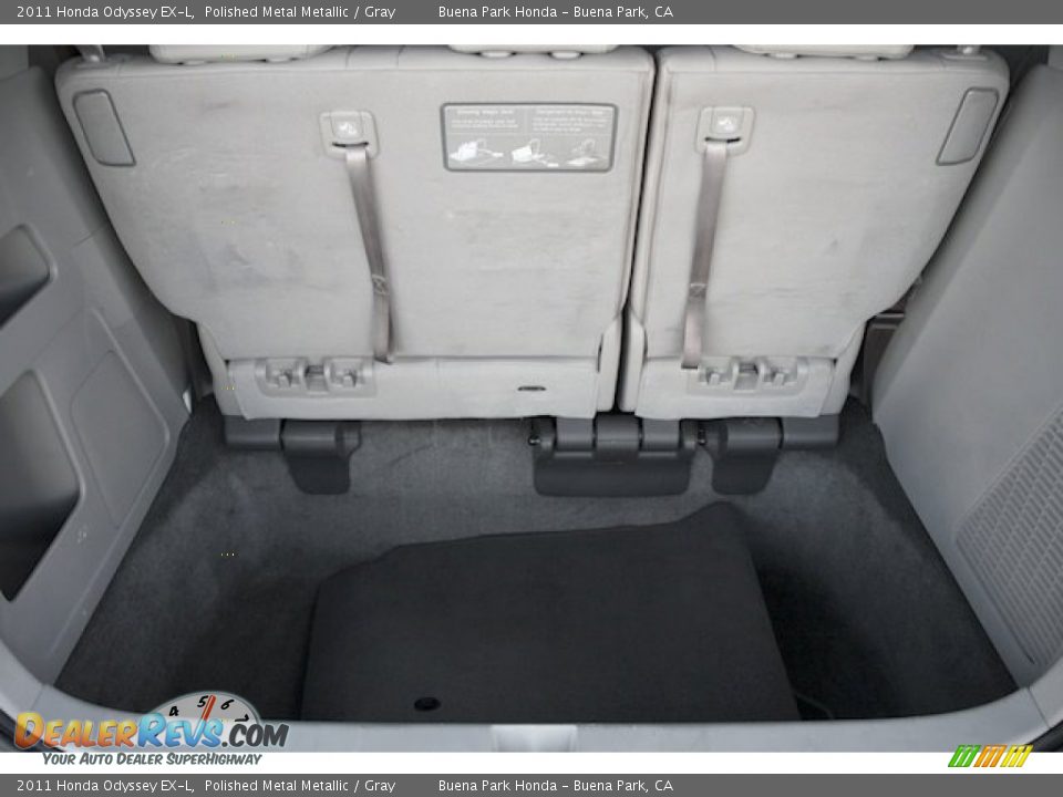 2011 Honda Odyssey EX-L Polished Metal Metallic / Gray Photo #18