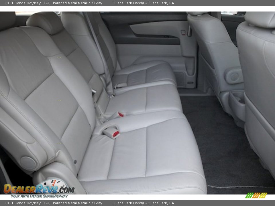 2011 Honda Odyssey EX-L Polished Metal Metallic / Gray Photo #20