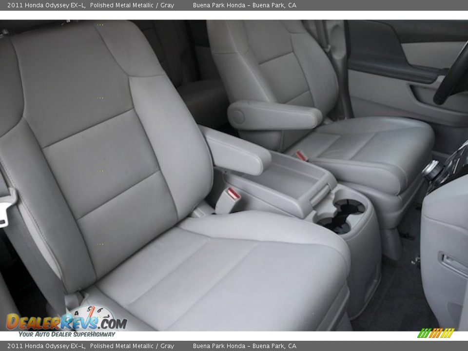 2011 Honda Odyssey EX-L Polished Metal Metallic / Gray Photo #26