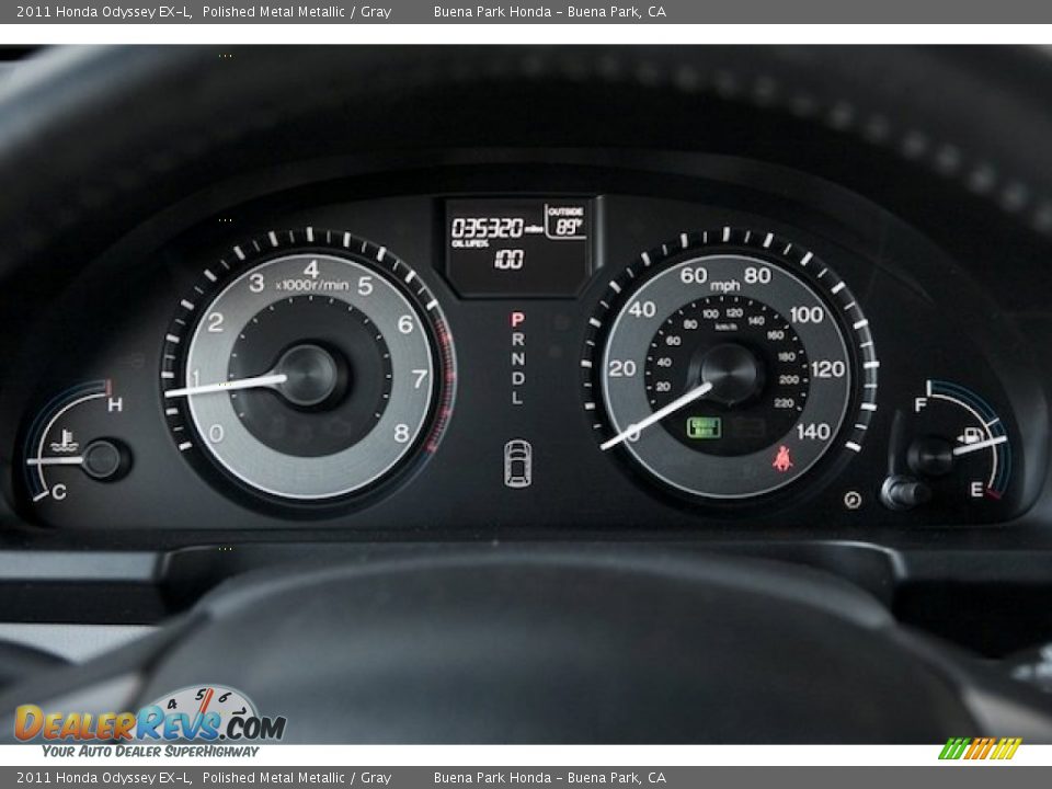 2011 Honda Odyssey EX-L Polished Metal Metallic / Gray Photo #29