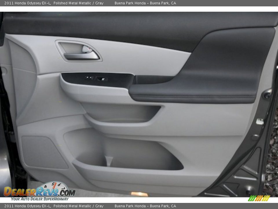 2011 Honda Odyssey EX-L Polished Metal Metallic / Gray Photo #31