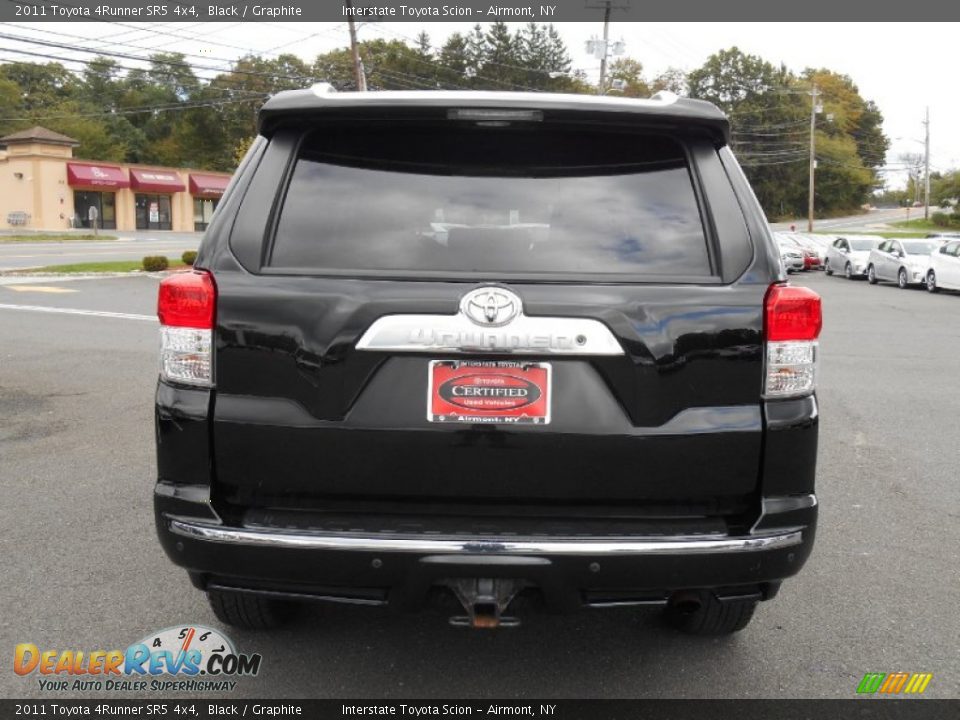 2011 Toyota 4Runner SR5 4x4 Black / Graphite Photo #5
