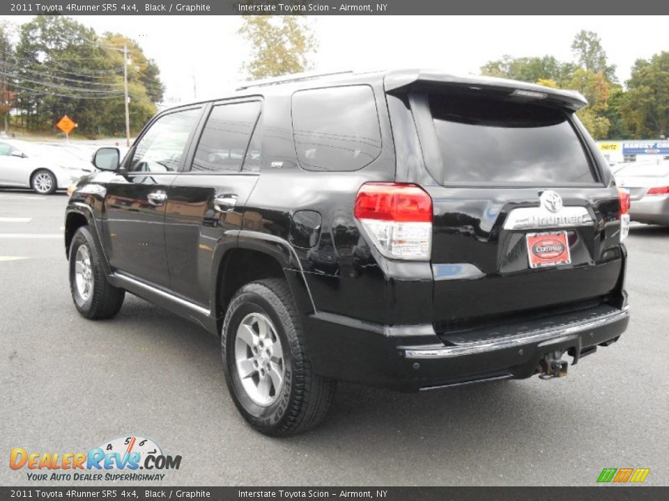 2011 Toyota 4Runner SR5 4x4 Black / Graphite Photo #6