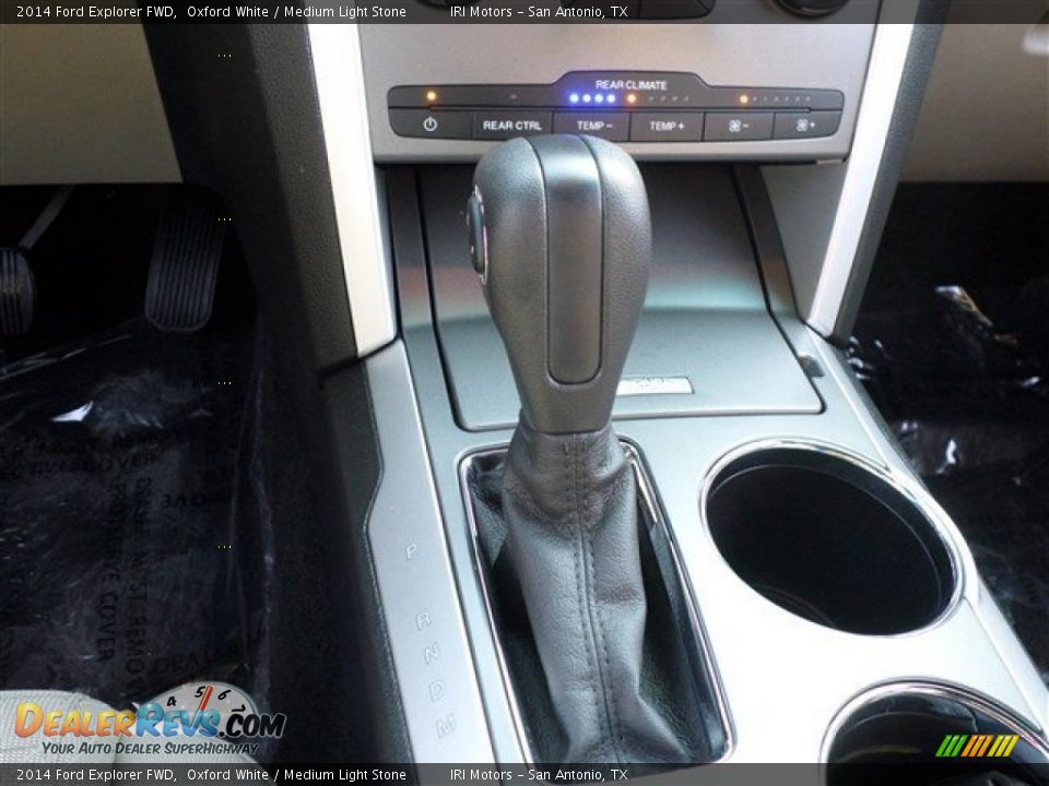 2014 Ford Explorer FWD Oxford White / Medium Light Stone Photo #21