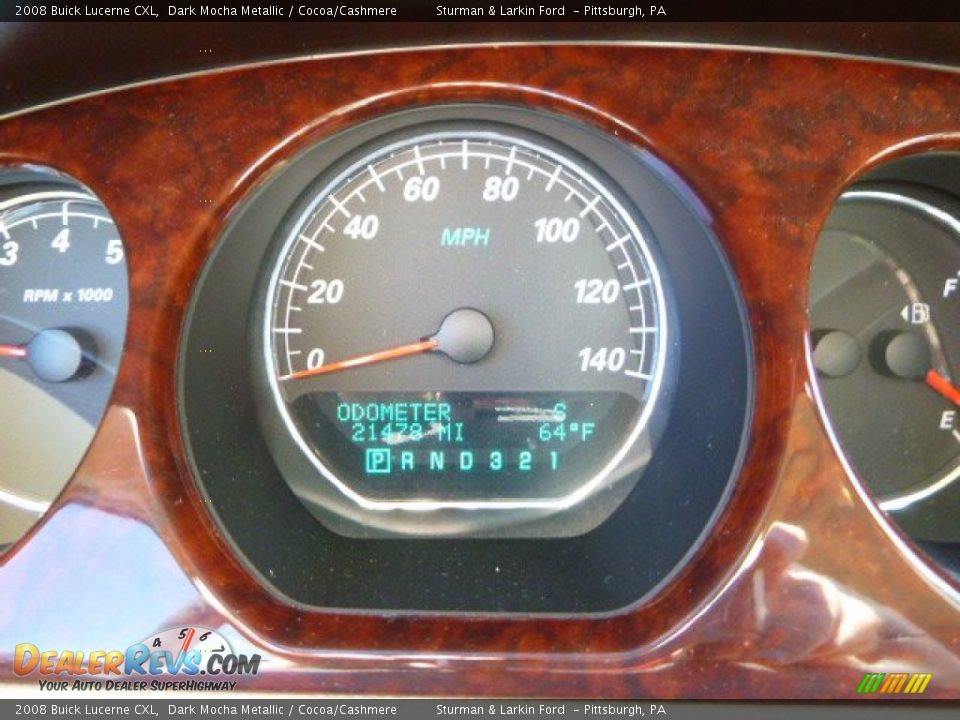 2008 Buick Lucerne CXL Dark Mocha Metallic / Cocoa/Cashmere Photo #14