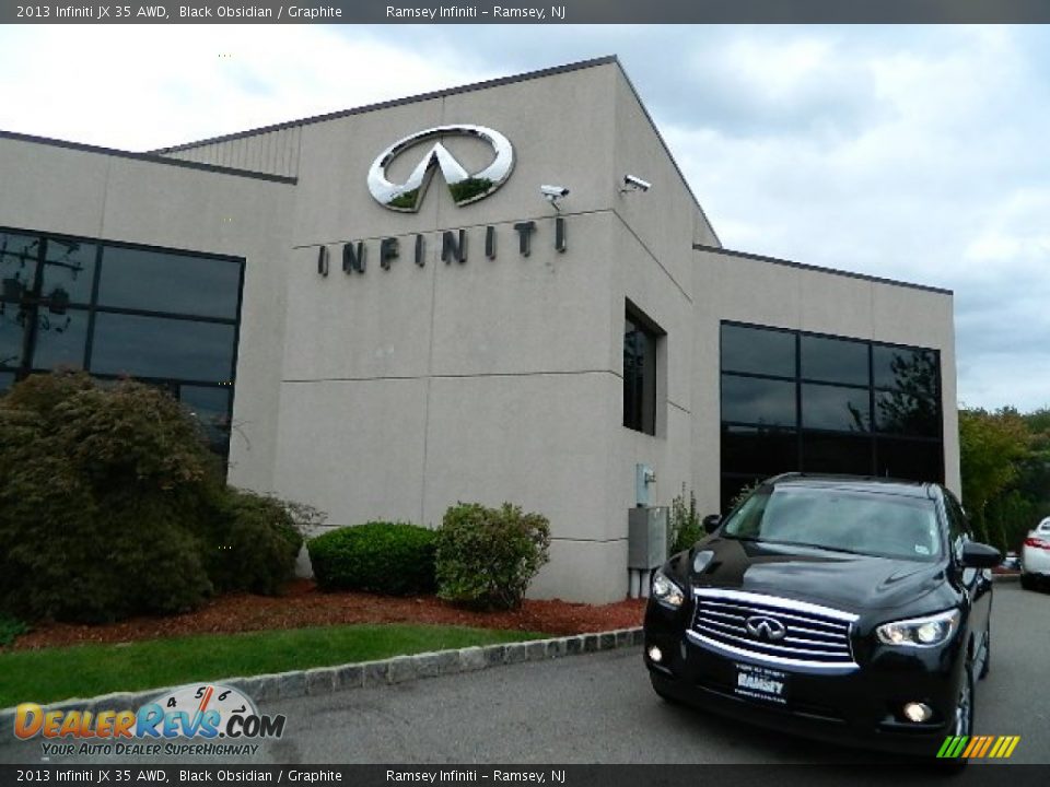 2013 Infiniti JX 35 AWD Black Obsidian / Graphite Photo #1